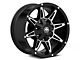 Mayhem Wheels Rampage Black Milled 6-Lug Wheel; 17x9; -12mm Offset (19-24 Silverado 1500)