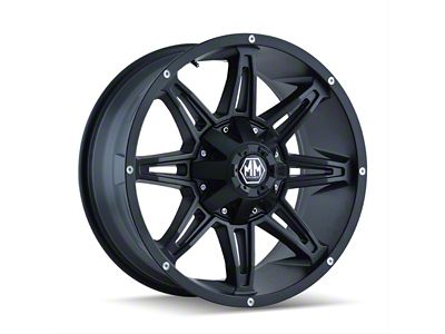 Mayhem Wheels Rampage Matte Black 6-Lug Wheel; 18x9; 18mm Offset (21-25 Tahoe)