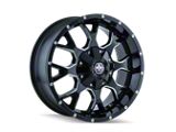 Mayhem Wheels Warrior Gloss Black Milled 6-Lug Wheel; 18x9; 18mm Offset (21-25 Yukon)
