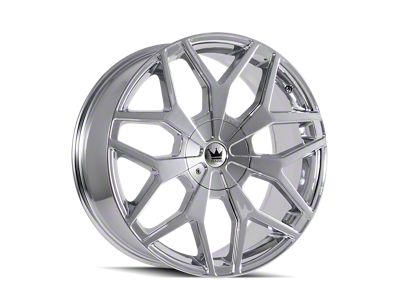 Mazzi Profile Chrome 6-Lug Wheel; 22x9.5; 30mm Offset (14-18 Silverado 1500)