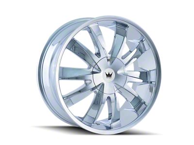 Mazzi Edge Chrome 5-Lug Wheel; 22x8.5; 35mm Offset (87-90 Dakota)
