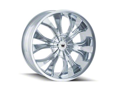 Mazzi Hustler Chrome 6-Lug Wheel; 22x9.5; 30mm Offset (21-25 F-150)