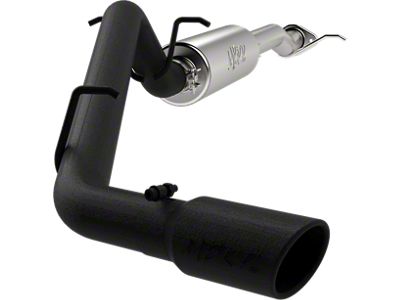 MBRP Armor BLK Single Exhaust System; Side Exit (15-16 2.5L Colorado)