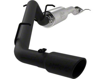 MBRP Armor BLK Single Exhaust System; Side Exit (17-22 2.5L Colorado)