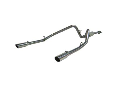 MBRP Armor Plus Dual Exhaust System with Polished Tips; Rear Exit (03-06 4.8L Silverado 1500)