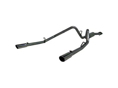 MBRP Armor Lite Dual Exhaust System with Polished Tips; Rear Exit (03-06 4.8L Silverado 1500)
