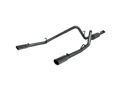 MBRP Armor Lite Dual Exhaust System with Polished Tips; Rear Exit (03-06 5.3L Silverado 1500)