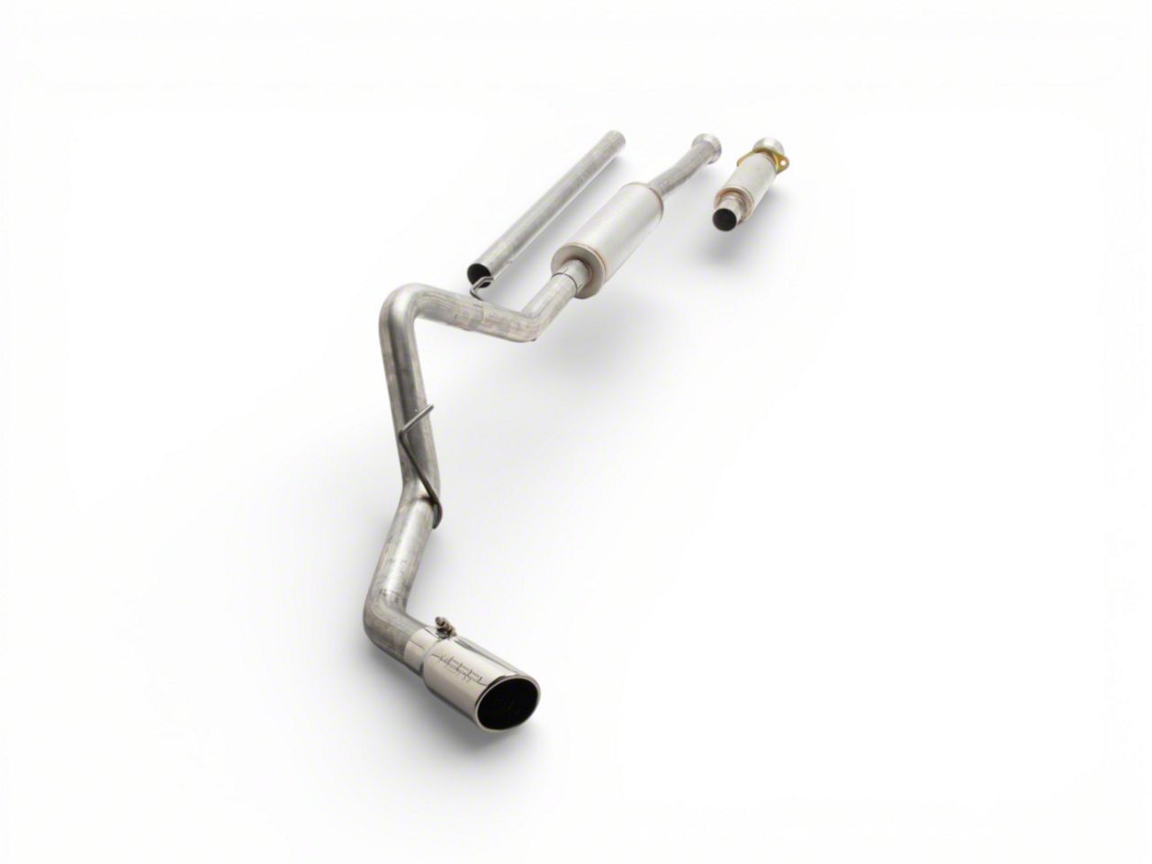 MBRP Armor Lite Single Exhaust System; Side Exit (21-24 2.7L EcoBoost F-150)