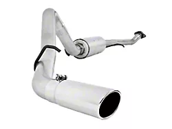 MBRP Armor Lite Single Exhaust System with Polished Tip; Side Exit (03-06 4.8L Silverado 1500)