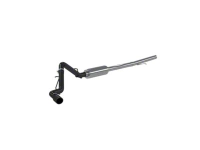 MBRP Armor BLK Single Exhaust System; Side Exit (19-24 4.3L Sierra 1500)