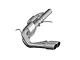 MBRP Armor Lite Dual Exhaust System with Polished Tips; Middle Side Exit (09-18 4.3L Sierra 1500)
