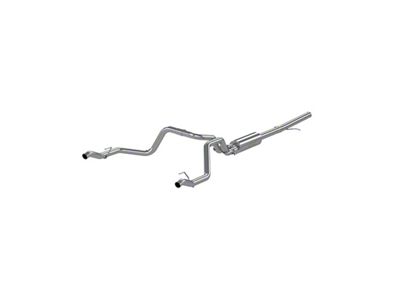 MBRP Armor Lite Single Exhaust System with Polished Tip; Side Exit (19-24 4.3L Silverado 1500)
