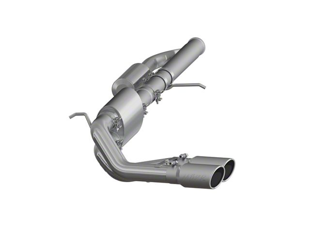 MBRP Armor Pro Dual Exhaust System with Polished Tips; Middle Side Exit (09-18 4.3L Silverado 1500)
