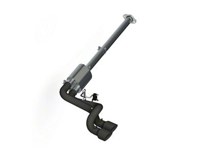 MBRP Armor BLK Dual Exhaust System; Middle Side Exit (09-10 5.4L F-150, Excluding Raptor)