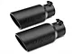 MBRP Armor BLK Dual Exhaust System; Middle Side Exit (15-20 3.5L EcoBoost F-150, Excluding Raptor & 19-20 F-150 Limited)