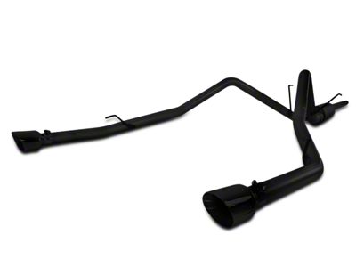 MBRP Armor BLK Dual Exhaust System; Rear Exit (09-18 5.7L RAM 1500 w/ Factory Dual Exhaust)