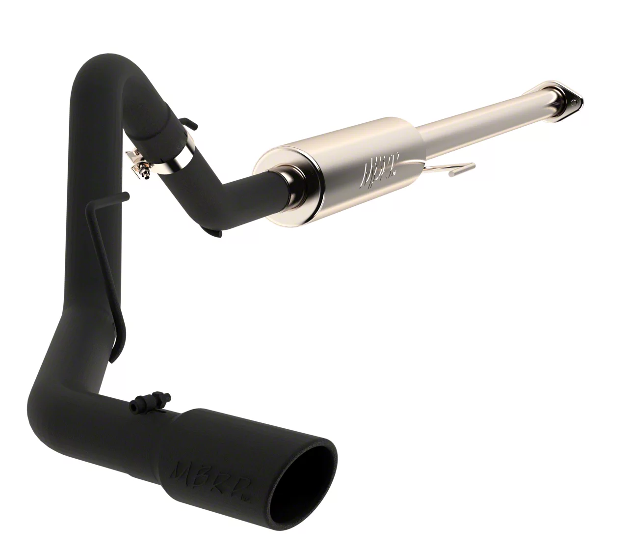 MBRP F150 Black Series 3 in. Single Exhaust System Side Exit