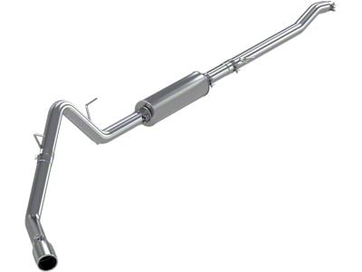 MBRP Armor Lite Single Exhaust System with Polished Tip; Side Exit (05-07 3.7L Dakota)