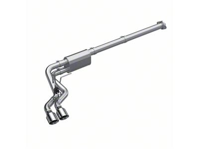 MBRP Armor Lite Dual Exhaust System with Polished Tips; Middle Side Exit; Race Version (21-24 5.0L F-150, Excluding Tremor)