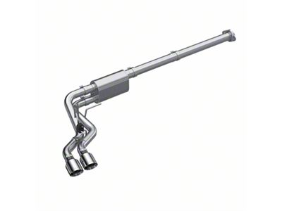 MBRP Armor Pro Dual Exhaust System with Polished Tips; Middle Side Exit; Race Version (21-25 5.0L F-150, Excluding Tremor)