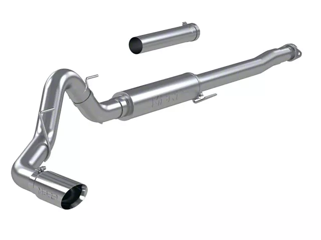 MBRP Armor Lite Single Exhaust System; Race Version; Side Exit (21-24 5.0L F-150, Excluding Tremor)