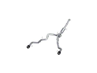MBRP Armor Pro Dual Exhaust System with Carbon Fiber Tips; Rear Exit (21-25 3.5L EcoBoost F-150 w/ Factory Dual Exhaust, Excluding Raptor)