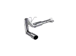 MBRP Armor Lite Single Exhaust System with Polished Tip; Side Exit (11-16 6.2L F-350 Super Duty)