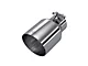MBRP Angled Cut Dual Wall Exhaust Tip; 4-Inch; Polished (Fits 2.50-Inch Tailpipe)
