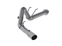 MBRP Armor Plus Filter-Back Single Exhaust System with Polished Tip; Side Exit (17-22 6.7L Powerstroke F-350 Super Duty)