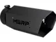 MBRP Angled Cut Hexagon Exhaust Tip; 6-Inch; Black (Fits 5-Inch Tailpipe)