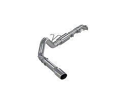 MBRP Armor Lite Single Exhaust System with Polished Tip; Side Exit (03-07 6.0L Powerstroke F-350 Super Duty)