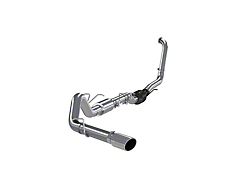 MBRP Armor Plus Turbo-Back Single Exhaust System with Polished Tip; Side Exit (03-07 6.0L Powerstroke F-350 Super Duty SuperCab, SuperCrew)