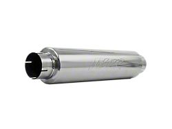 MBRP Armor Pro Quiet Tone Muffler; 4-Inch Inlet/4-Inch Outlet (Universal; Some Adaptation May Be Required)