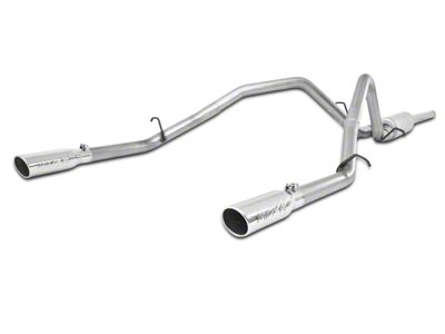 MBRP Armor Lite Dual Exhaust System with Polished Tips; Rear Exit (09-13 4.8L Sierra 1500)