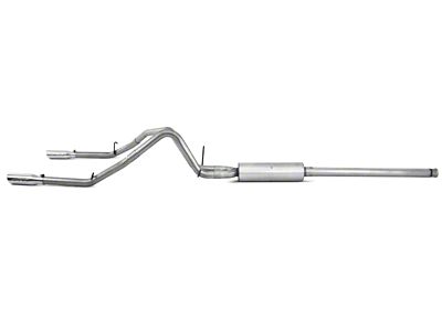 MBRP Armor Lite Dual Exhaust System with Polished Tips; Rear Exit (09-13 5.3L Silverado 1500)