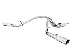 MBRP Armor Lite Dual Exhaust System with Polished Tips; Side Exit (07-13 5.3L Silverado 1500)