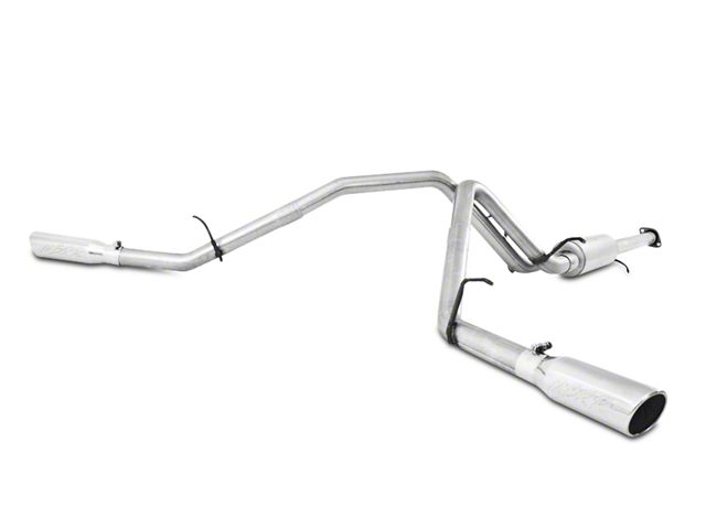 MBRP Armor Lite Dual Exhaust System with Polished Tips; Side Exit (07-09 6.0L Silverado 1500, Excluding Hybrid)