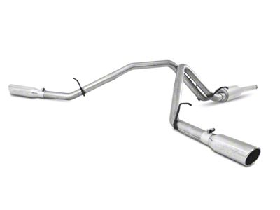 MBRP Armor Lite Dual Exhaust System with Polished Tips; Side Exit (07-13 5.3L Sierra 1500)