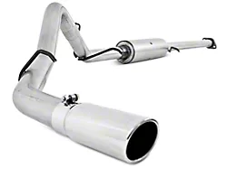 MBRP Armor Lite Single Exhaust System with Polished Tip; Side Exit (07-13 5.3L Silverado 1500)