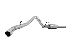 MBRP Armor Lite Single Exhaust System with Polished Tip; Side Exit (14-18 5.3L Silverado 1500)
