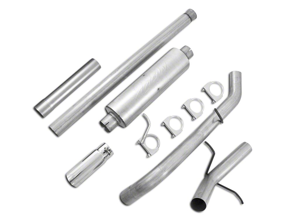 MBRP Silverado 3 in. Installer Series Single Exhaust System Side Exit