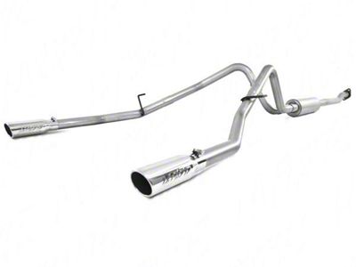 MBRP Armor Lite Dual Exhaust System with Polished Tips; Rear Exit (11-14 5.0L F-150)
