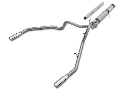 MBRP Armor Lite Dual Exhaust System with Polished Tips; Rear Exit (15-20 5.0L F-150)