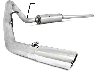 MBRP Armor Lite Single Exhaust System with Polished Tip; Side Exit (04-08 4.6L F-150)