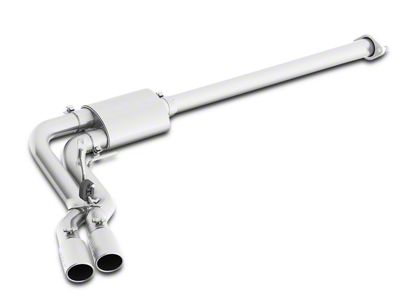 MBRP Armor Lite Dual Exhaust System with Polished Tips; Middle Side Exit (15-20 5.0L F-150)