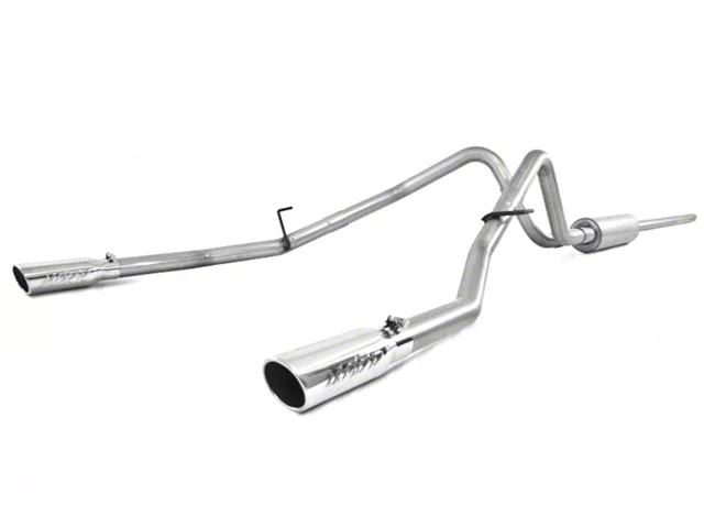 MBRP Armor Lite Dual Exhaust System with Polished Tips; Rear Exit (04-08 5.4L F-150)