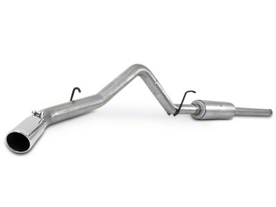 MBRP Armor Lite Single Exhaust System with Polished Tip; Side Exit (14-18 4.3L Sierra 1500)