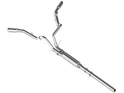 MBRP Armor Lite Dual Exhaust System with Polished Tips; Side Exit (14-18 5.3L Sierra 1500)