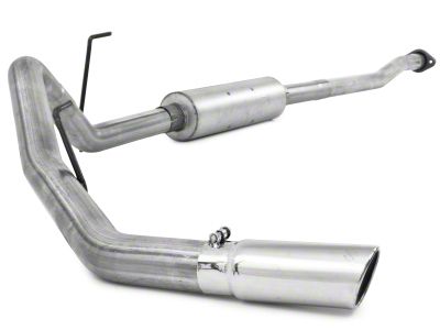 MBRP Armor Lite Single Exhaust System with Polished Tip; Side Exit (11-14 3.5L EcoBoost F-150)