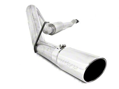 MBRP Armor Lite Single Exhaust System with Polished Tip; Side Exit (11-14 3.5L EcoBoost F-150)